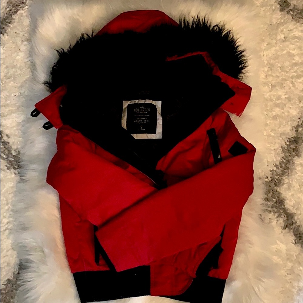 Hollister Down Winter Bomber Coat